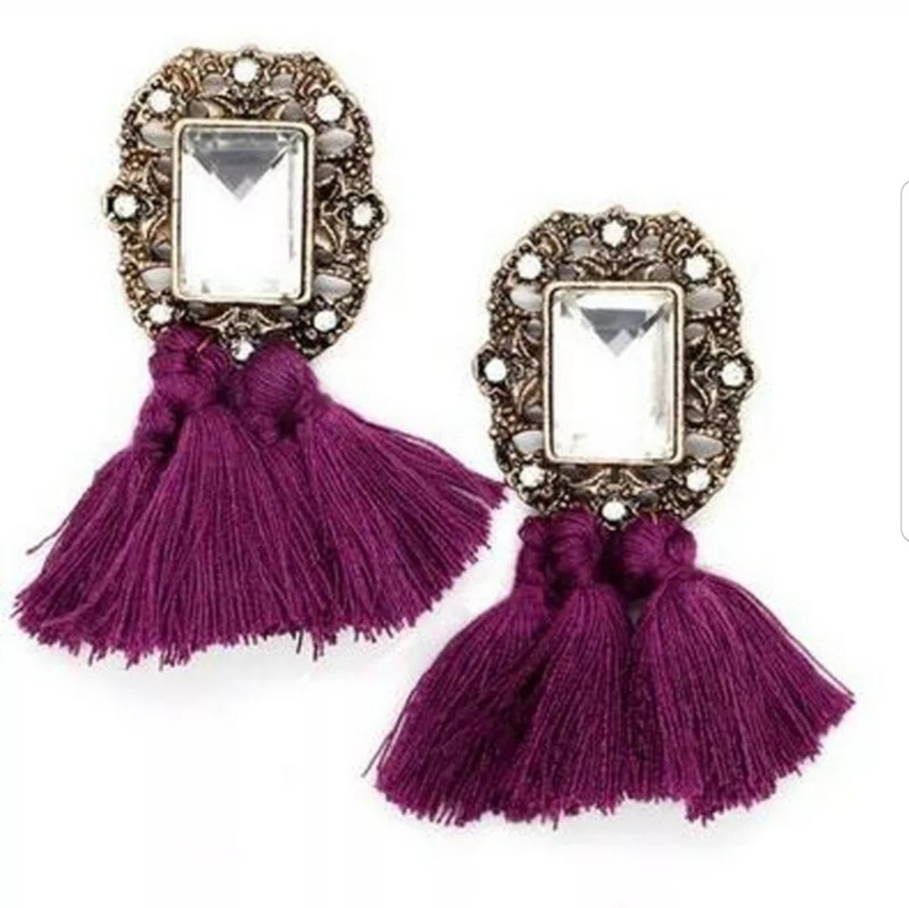 Fringe earrings